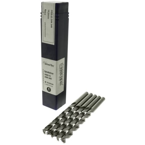 10 Forets HSS (pour Acier/metal) 300X En Tube Accrochable - 20,50