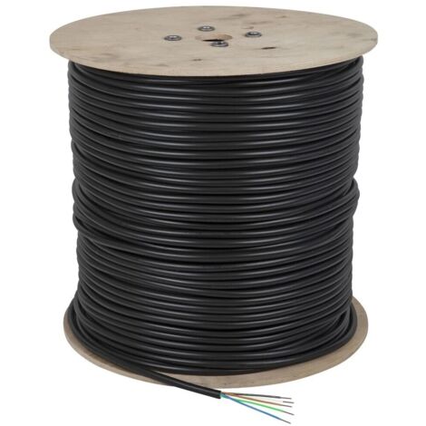 Câble enterré 5 x 4,0 mm² NYY-J avec conducteur de protection