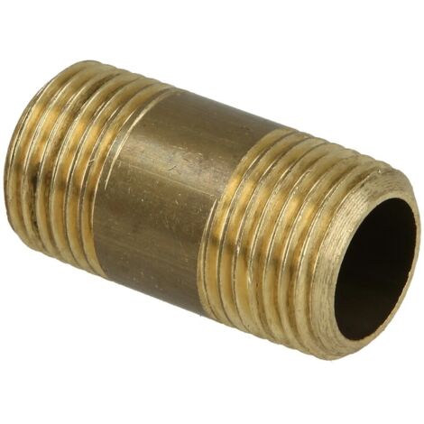 Nipple long 1/2’’ x 40 mm laiton nu