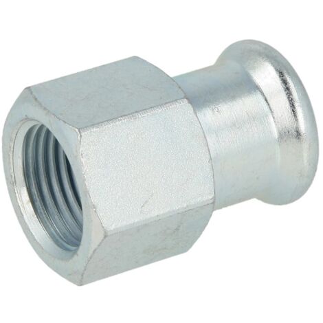 Manchon De Réduction En Laiton Nickelé FF - Manchon De Transition 1/2 X 1 Pouce Pour Usage Industriel Et Domestique