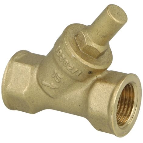 Clapet anti-retour à tête inclinée 1/2’’