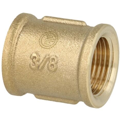 Manchon double 3/8’’ laiton nu