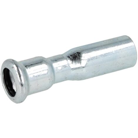 Raccord à sertir acier C réduction 15 x 12 mm M/F contour M