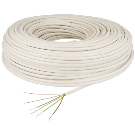 Câble sonnette PVC 6 x 0,8 mm² YR