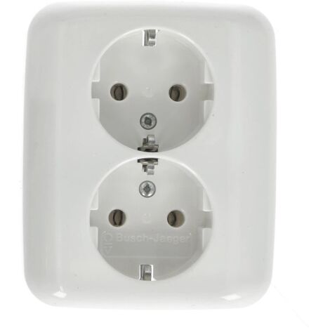 Prise de courant double SCHUKO® Reflex SI