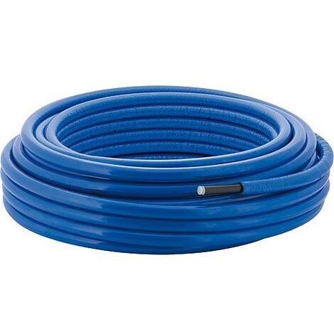 Mepla tube 16 mm rond pré-isolation bleu de 10 mm (1/2)
