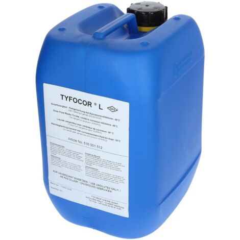 TYFOCOR® L liquide caloporteur & antigel jusqu'à -30 °C pour capteurs plats