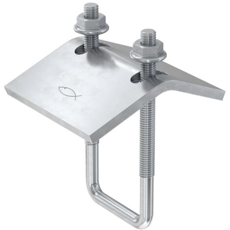 Griffe à poutrelle pour fixation des profilés FUS 79 x 179 mm