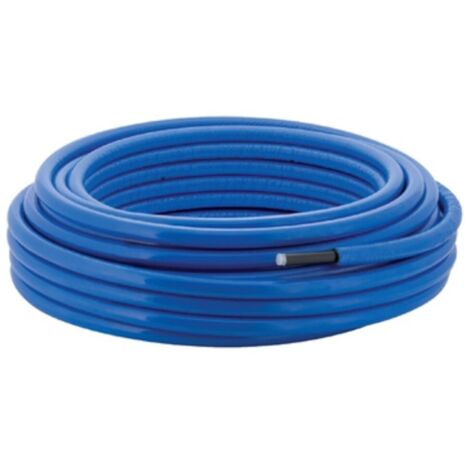 Mepla tube 16 mm rond pré-isolation bleu de 13 mm