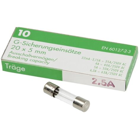 Fusible à action retardée 2,5A 250V