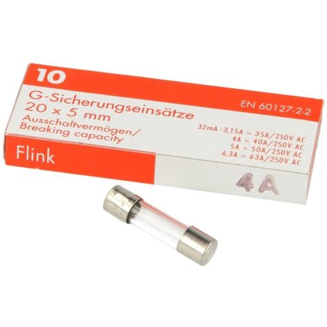 Fusible à action instantanée 4A 250V