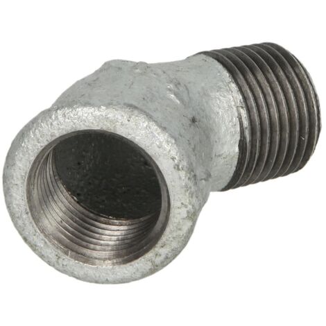 Raccord en fonte malléable coude 1’’ FF/FM