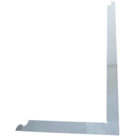 Equerre de charpentier 600 mm x 290 mm largeur d'aile 35 mm acier zingué