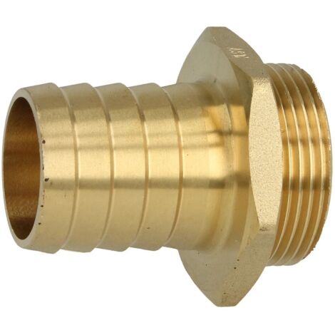Douille en laiton à filetage mâle 1 1/4’’ pour le raccordement de tuyaux 1 1/4''