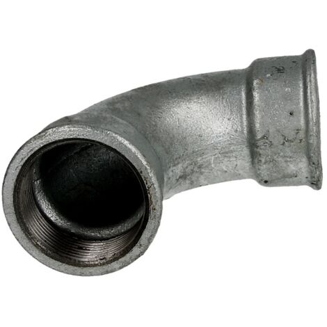 Raccord en fonte malléable coude court 1 1/2’’ FF/FF