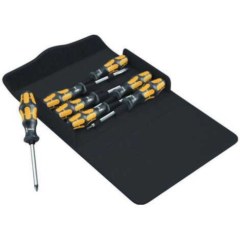 Jeu de tournevis 900/7 Jeu 1 7 pièces à fente / PH / TORX poignée multi-composants lame ronde (1/4)