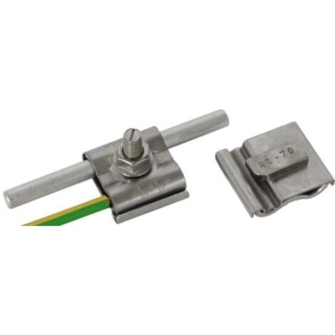 Borne de terre UNI NIRO pour diamètre de tuyau 8-10 mm