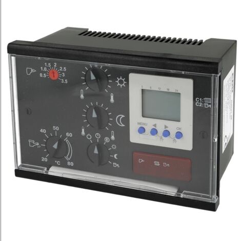 Le Sanitaire – Régulation EBV Delta+ 2B – Régulation à 2 points – Température 0-50°C – Puissance 4W – Compatible avec chaudières et circulateurs