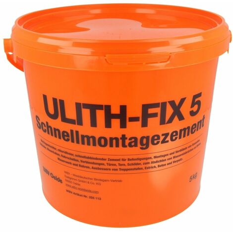 Ulith-Fix 5 ciment à prise rapide
