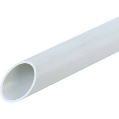 Barre droite en plastique diamètre 20 mm gris 2 m (1/2)