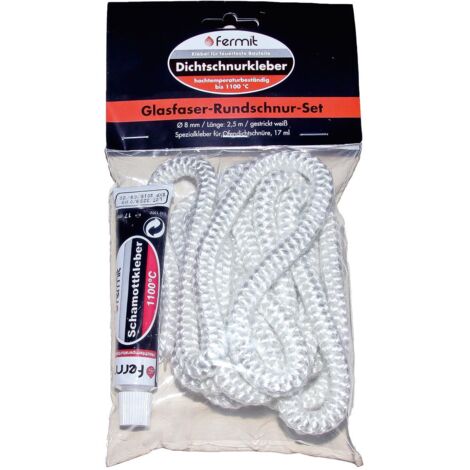 Set tresse en fibre de verre diamètre 10 mm avec colle spéciale (1/2)
