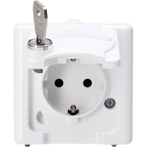 Prise de sécurité Kopp BLUE ELECTRIC® simple, verrouillable type 0 (1/2)