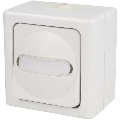 Poussoir BLUE ELECTRIC® blanc arctique