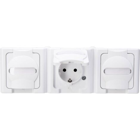 Prise de sécurité BLUE ELECTRIC® triple (1/2)