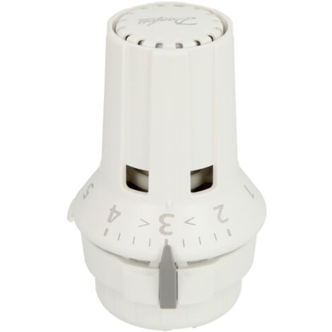 Danfoss – Tête thermostatique 5010 – Plage de température 8-28 °C – Fixation encliquetage pour installation rapide – Capteur intégré (1/3)