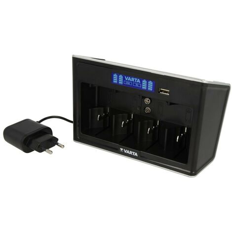 VARTA LCD Chargeur universel pour AA/AAA/C/D