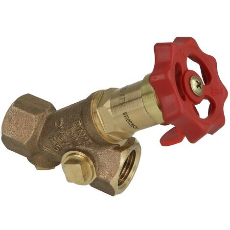 Robinet KFR en laiton rouge DN15 filetage femelle 1/2’’