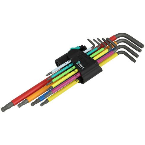 Jeu de clés coudées pour Torx version longue