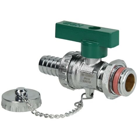 Robinet à bille KFE 1/2'' droit DIN-DVGW
