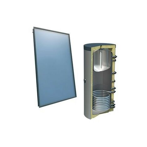 Set solaire OEG 4plus sur toit 500 L ballon combiné 3 capteurs