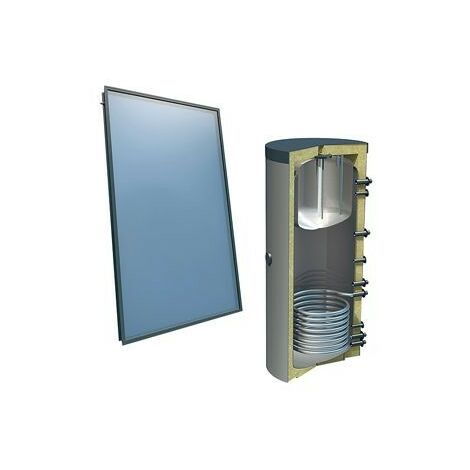 Set solaire OEG 4plus toit plat 500 L ballon combiné 3 capteurs