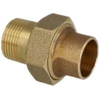Raccord à braser en laiton rouge 15 mm x 3/4’’ F/FM étanchement conique