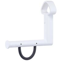 Porte-rouleau papier toilette pour barre d'appui rabattable