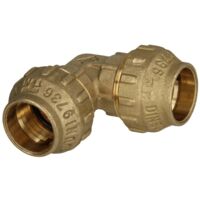 Raccord de serrage 90° 63 mm 63 mm pour tuyaux PE