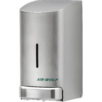 Air-Wolf Distributeur de savon/ désinfectant Alpha inox brossé 800 ml