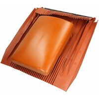 Tuile de ventilation plate universelle Klöber® Venduct DN100 rouge