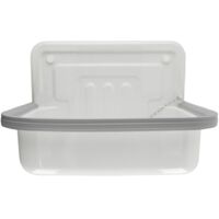 Bac d'évier 1 bac blanc – Acier avec bonde DN 40 – Dimensions 505x330x360mm – Pour espaces confinés – Alape
