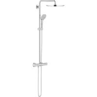 Grohe – Colonne de douche thermostatique Euphoria System 310 – Pommeau rotatif – 4 types de jet – Hauteur 1132 mm – Anticalcaire pour entretien facile