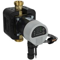 Le Sanitaire – Circulateur ECS sanitaire EcoComfort – Raccordement 1/2' FF et 1' FM – Tension 230V – Hauteur de construction 80mm – Débit max 0.8 m³/h