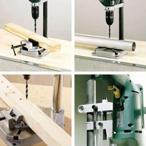wolfcraft - Support à Colonne pour Perceuse - Hauteur de Travail 500 mm - réf. 3406301