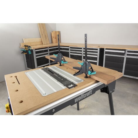 wolfcraft - Master Cut 2200 - Établi Pliant Multifonction pour Machine - Réglable en hauteur - réf. 6907000