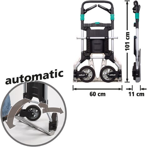 wolfcraft - Diable Pliant Professionnel - Charge Max. 200 kg - TS 1500 - réf. 5525000