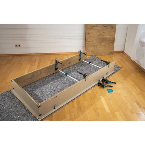 wolfcraft - Kit de Pose de Bloc Porte Pro - Pour Porte de 600 à 1000 mm - 8 pièces - réf. 3676000