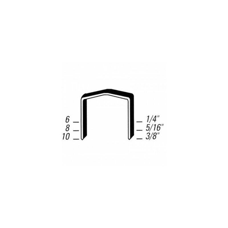 AGRAFEUSE MARTEAU BOSTITCH H30-8D6 (étui + 1000 agrafes) 6-10mm