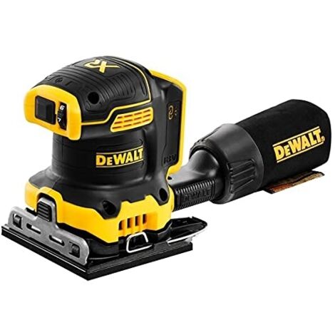 Dewalt – Ponceuse vibrante 18V – Moteur brushless – Vitesse variable 8000 à 13500 orbites/min – Plateau 108 x 115 mm – Pour bois dur et teck (1/9)