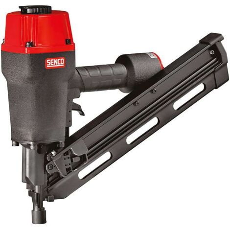 Senco – Cloueuse pneumatique 55-90mm – Pression max 8,3 bars – Gâchette restrictive pour précision – Coffret avec accessoires inclus - S900FN